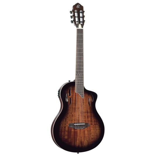 ORTEGA TourPlayer DeLuxe Nylon String Guitar 6-String - Acacia Burst + Gig Bag