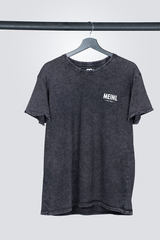 MEINL Cymbals T-Shirt Vintage Logo Denim Gray - Größe L