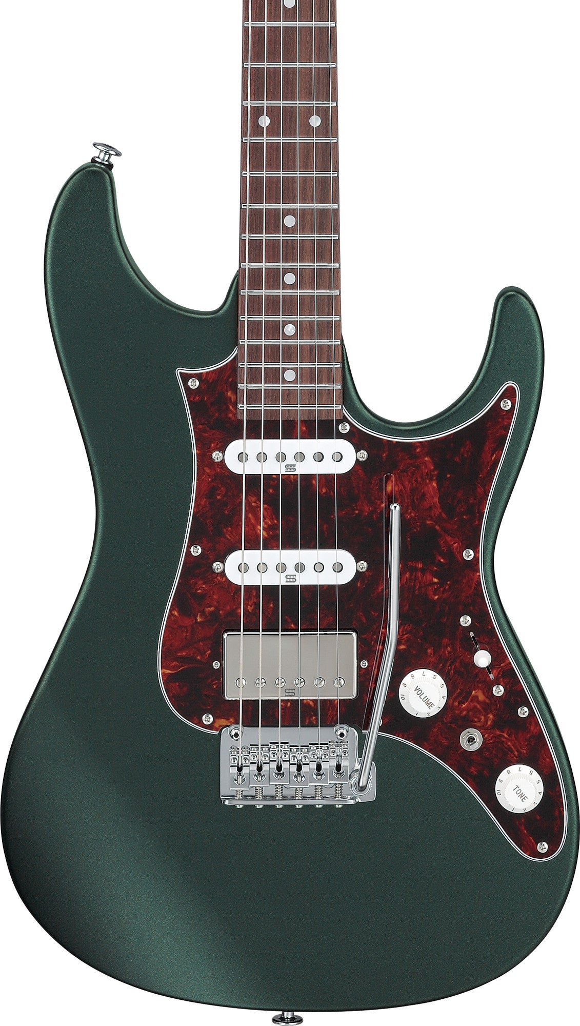 IBANEZ Prestige AZN Electric Guitar 6-String - Ivy Green Metallic Flat + Case