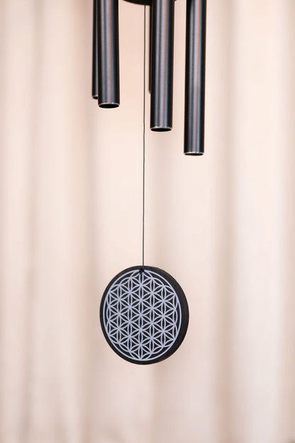MEINL Sonic Energy Flower of Life Meditation Chime 36"/90 cm - 432 Hz - Black
