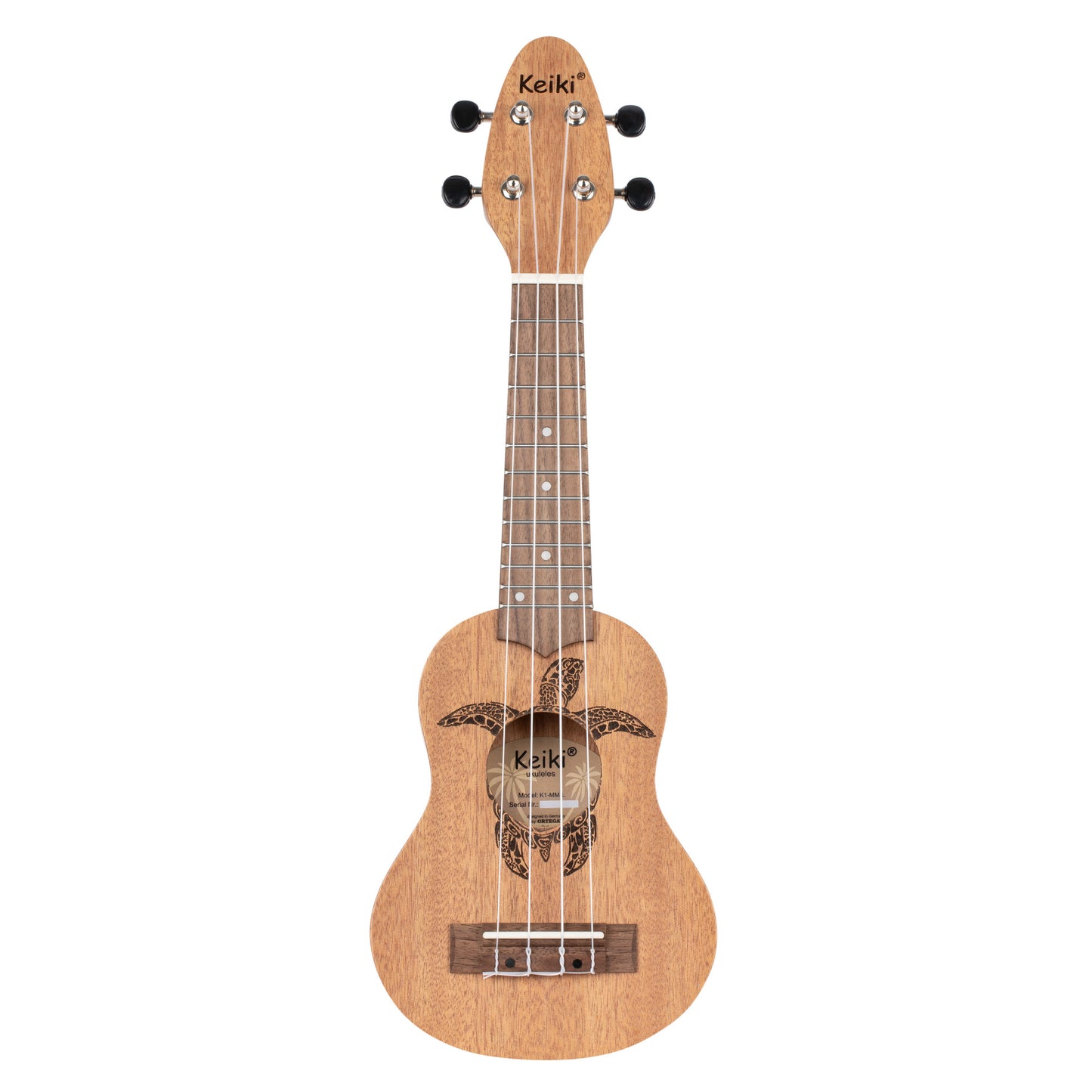 KEIKI K1 Series Sopranino Ukulele 4 String Lefty - Okoume Natural Mahogany