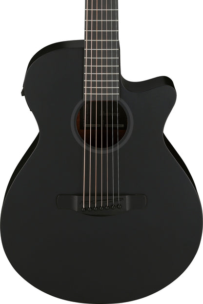 IBANEZ AEG Acoustic Guitar 7-String - Black Out