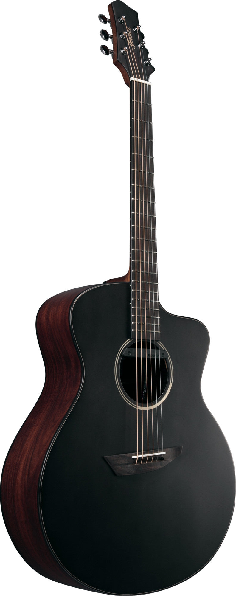 IBANEZ Jon Gomm Signature Akustikgitarre 6-String - Black Satin Decke / Natural High Gloss Boden und Zargen + Gigbag