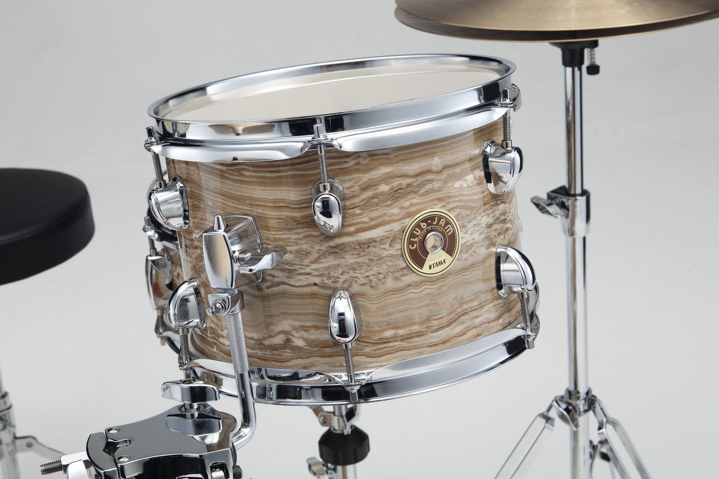 TAMA Club-Jam Shell Kit 4 teilig - Cream Marble Wrap/Chrom HW