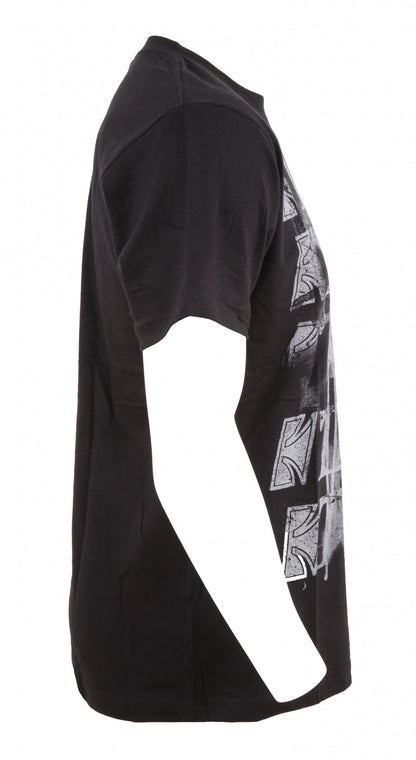 Tama t-shirt in black with Spray Paint frontprint