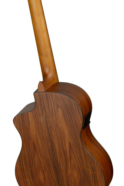 ORTEGA Thermo Series 4/4 Konzertgitarre 6-String - Dunkelbraun matt + Gigbag