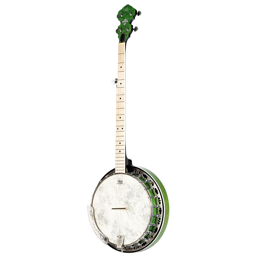ORTEGA Falcon Serie Banjo 5 String - Maple Green + Bag