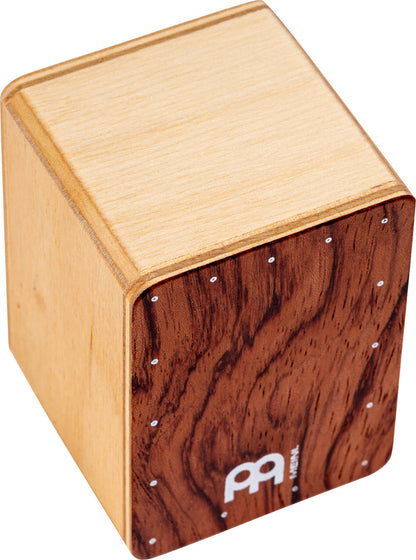 MEINL Percussion Mini Cajon Shaker Set - Bubinga/Natural/Zebrano