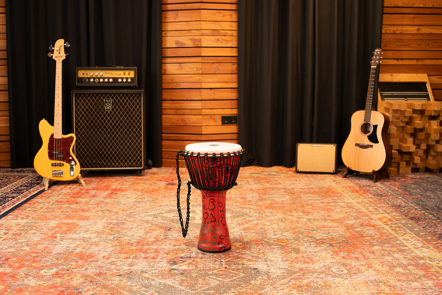 MEINL Percussion Travel Series African Djembe 10" - Pharaoh's Script