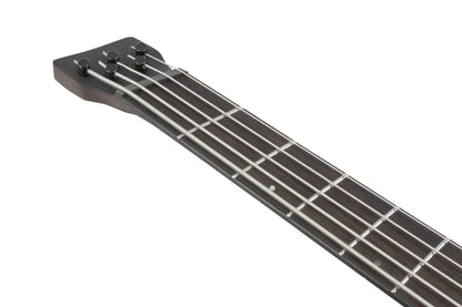 IBANEZ Bass Workshop EHB E-Bass 5-String Multi Scale - Silver Wave Black Low Gloss + Gigbag