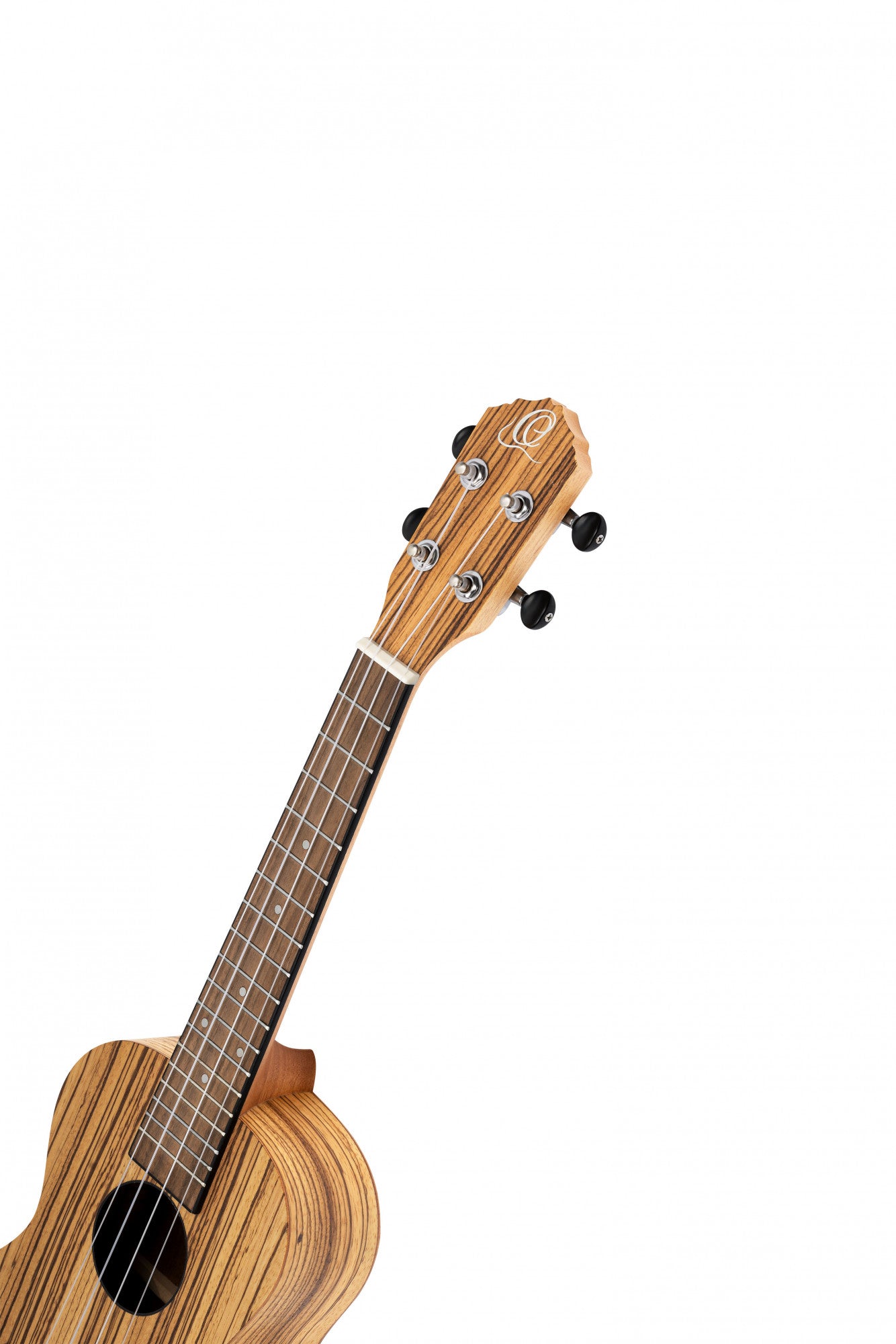 ORTEGA Timber Series Concert Ukulele 4 String - Zebrawood Natural + Bag