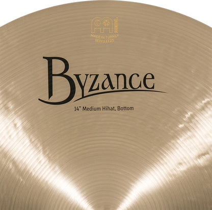 MEINL Cymbals Byzance Traditional Medium Hihat - 14"