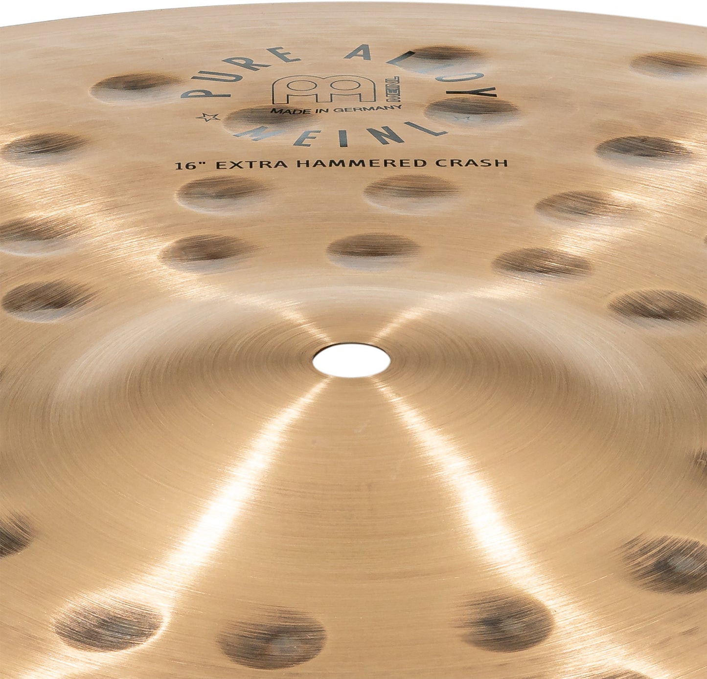 MEINL Cymbals Pure Alloy Extra Hammered Crash - 16"