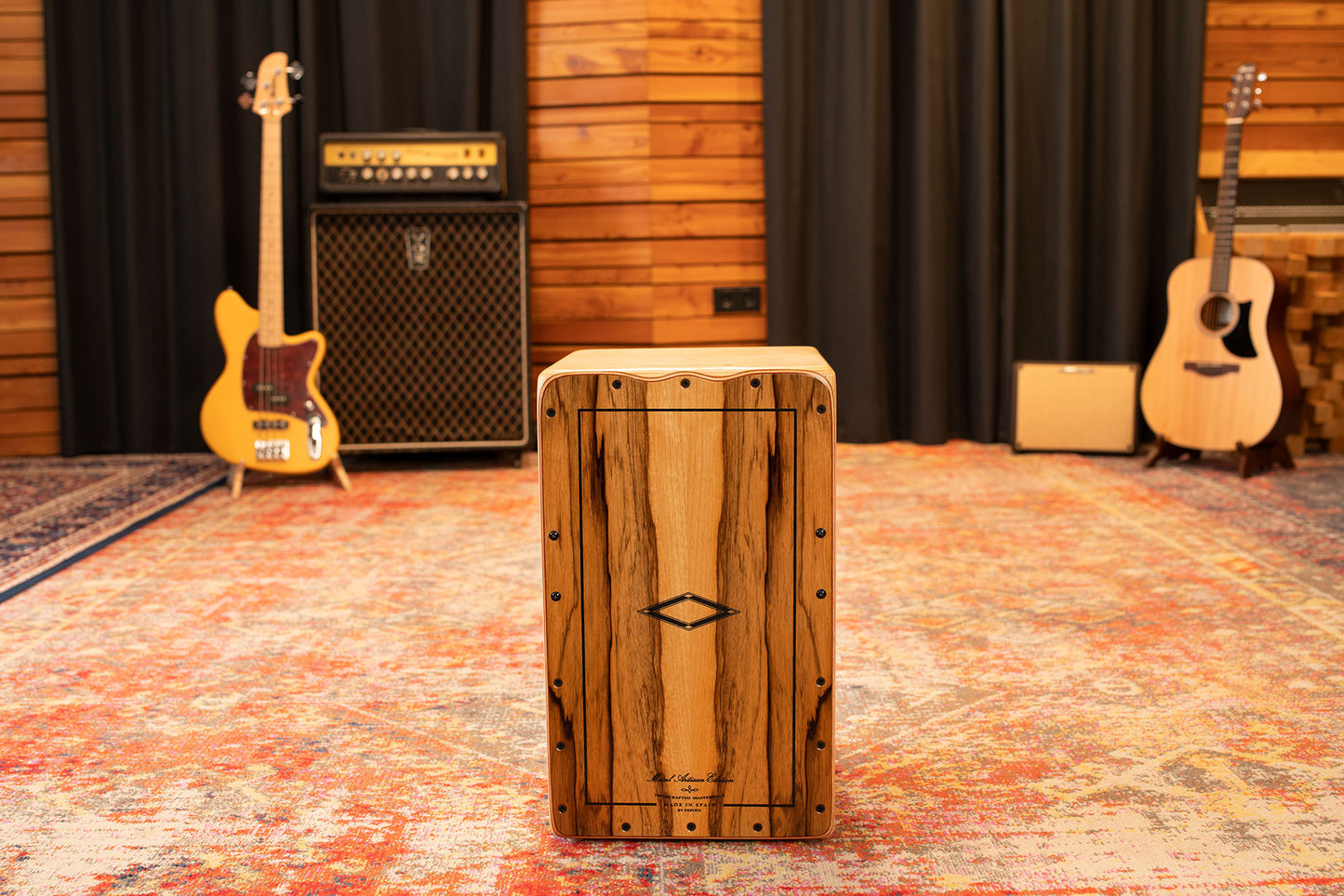 MEINL Percussion Artisan Edition Series String Cajon Minera Line - Limba