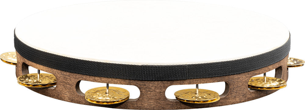 MEINL Percussion Vintage Wood Series Headed Tambourine - 10"