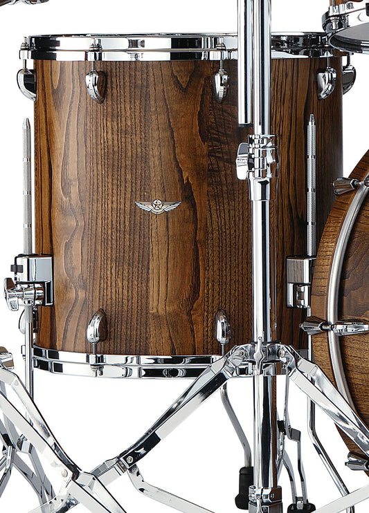 TAMA STAR Walnut Floor Tom 15" x 15" - Roasted Chestnut/Chrome HW