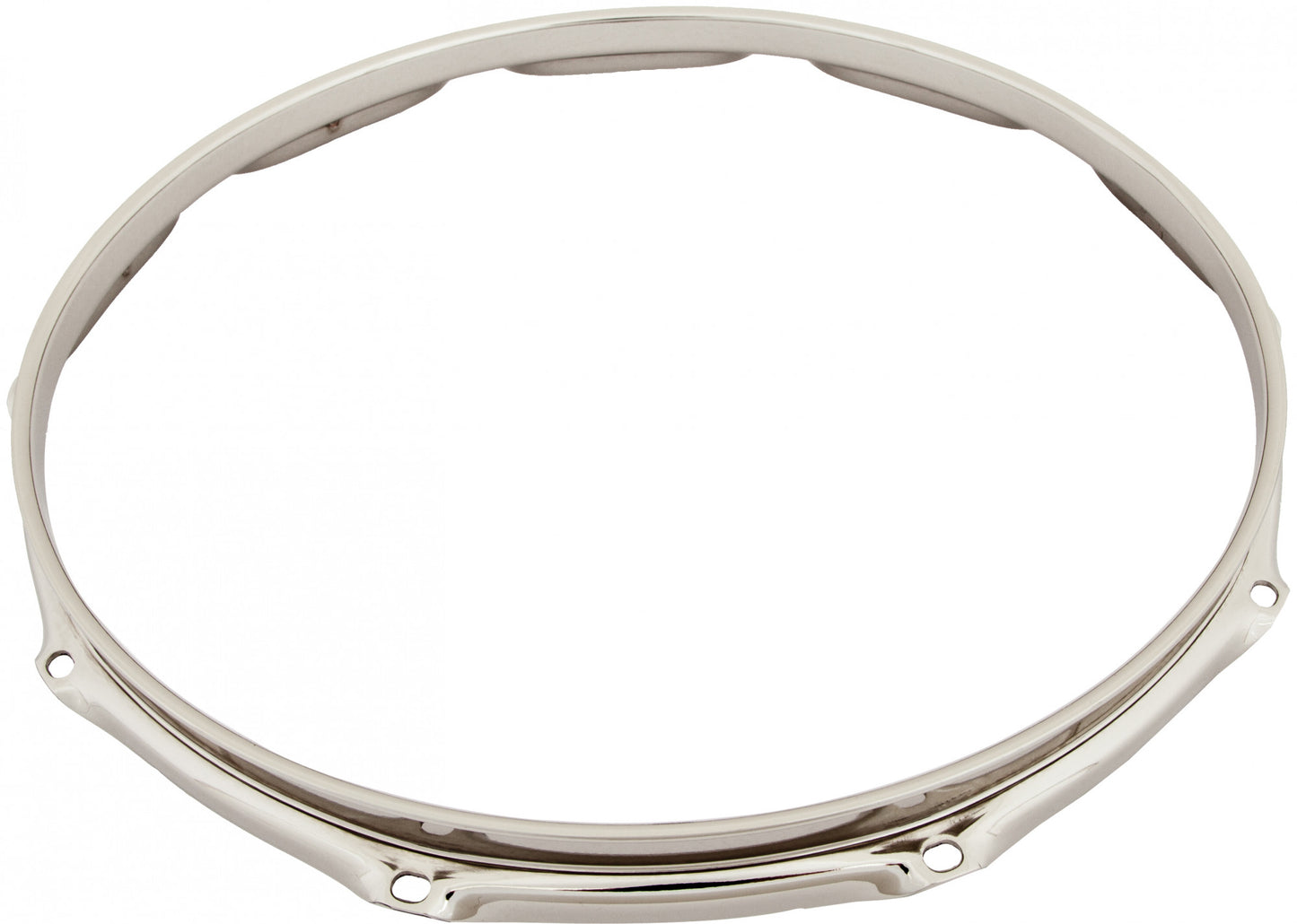 TAMA Brass Mighty Hoops 14" 10-Hole - Chrome Batter Side