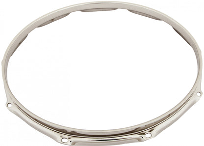 TAMA Brass Mighty Hoops 14" 10-Hole - Chrome Batter Side