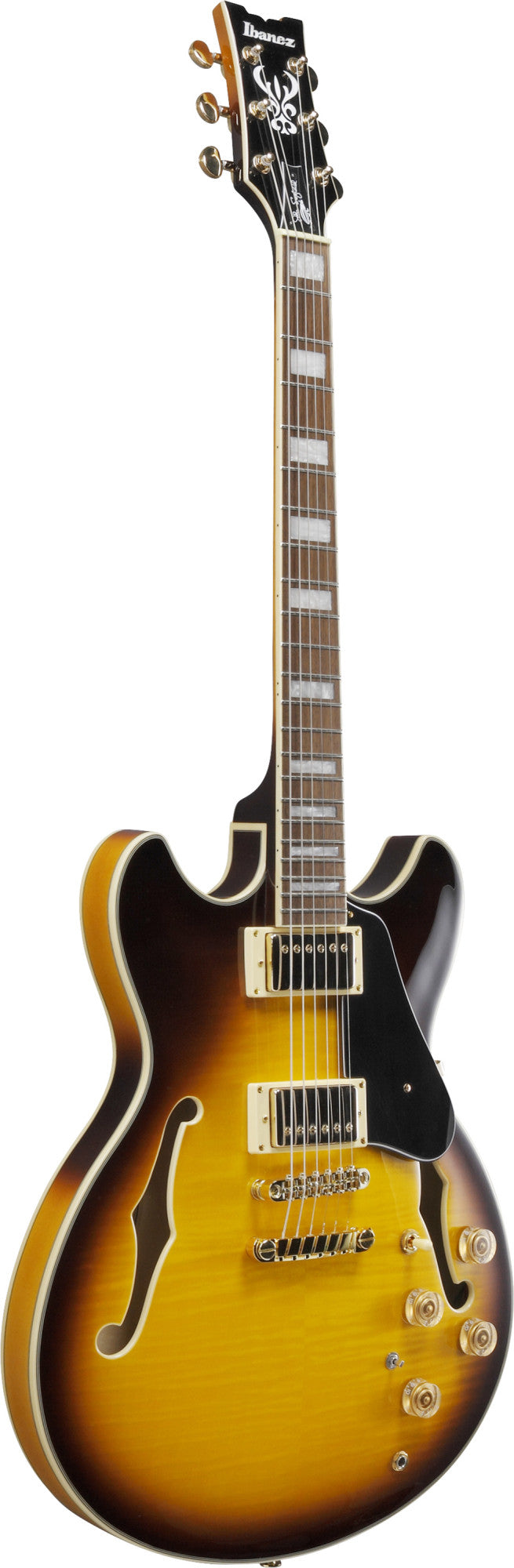 IBANEZ John Scofield Signature Hollowbody Gitarre 6-String - Two-tone-Burst