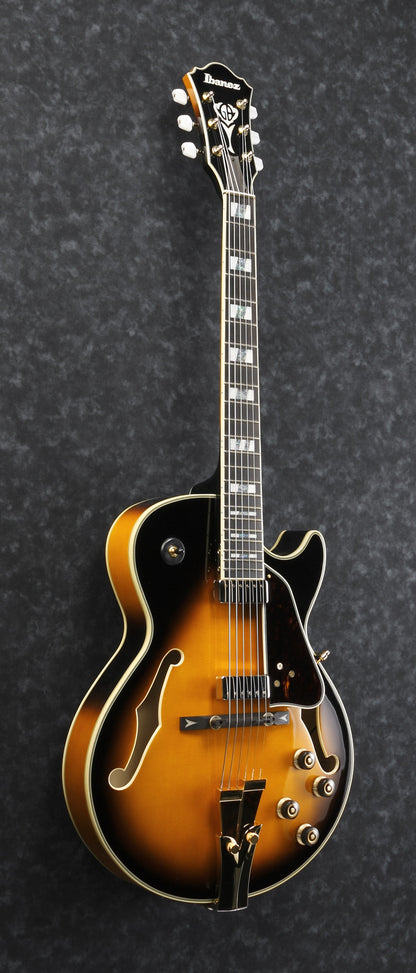 IBANEZ George Benson Signature Hollowbody Gitarre 6-String - Brown Sunburst + Koffer MGB100C