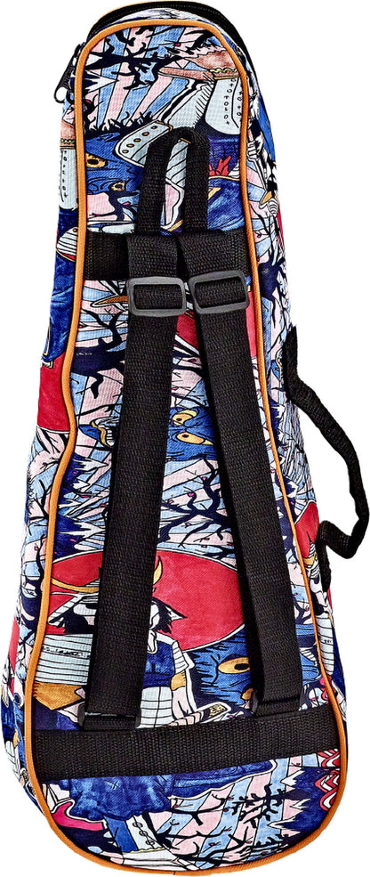 KEIKI Designer Serie Sopran Ukulele Bag - Samurai