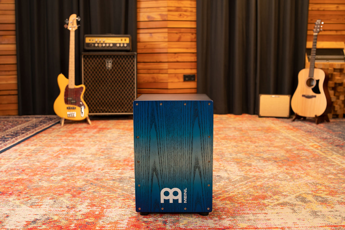 MEINL Percussion Headliner® Series Snare Cajon - Pacific Blue Fade