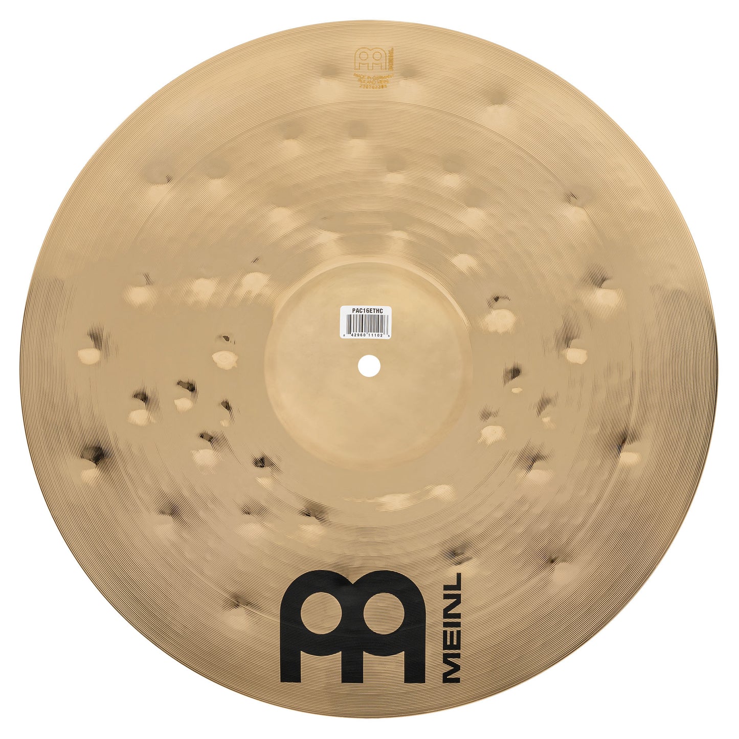 MEINL Cymbals Pure Alloy Custom Extra Thin Hammered Crash - 16"