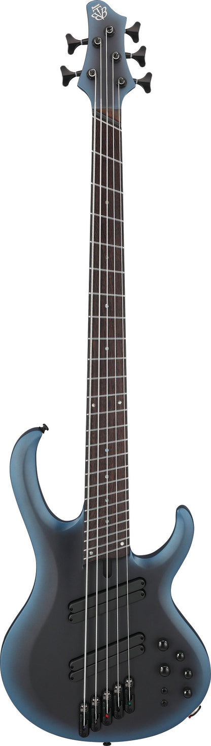 IBANEZ Bass Workshop BTB E-Bass 5-String Multi-Scale - Midnight Arctic Ocean Matte + Koffer