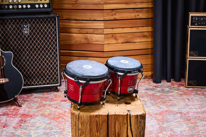 MEINL Percussion Marathon Traditional Bongo 6 3/4" Macho & 8" Hembra - Wine Red