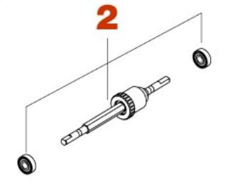 TAMA Wellen Baugruppe für Dyna-Sync Twin Pedal (linke Seite)