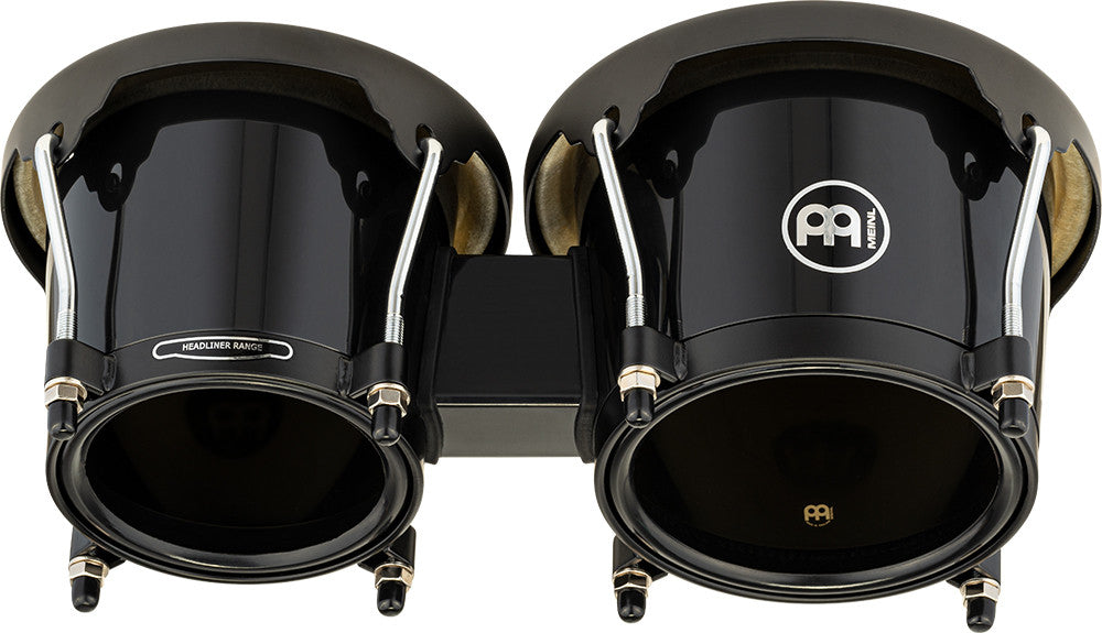 MEINL Percussion Journey Series Bongo 6 1/2" Macho & 7 1/2" Hembra - Black