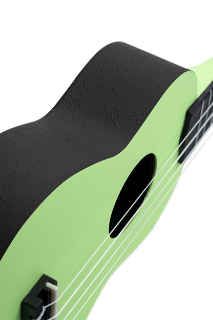 KEIKI K2 Serie Sopran Ukulele Set - Agathis / ABS Tomatillo