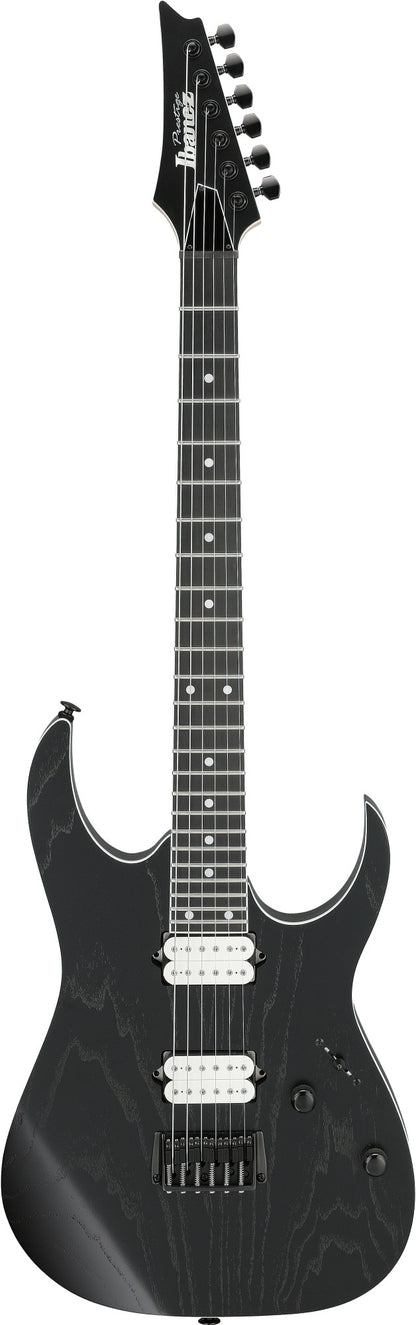 IBANEZ Prestige RGR Electric Guitar 6-String - Weatherd Black + Case M20RG