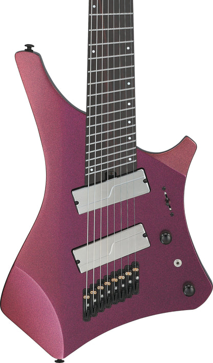 IBANEZ Alpha Electric Guitar 8-String Multi Scale - Coral Mirage + Gig Bag