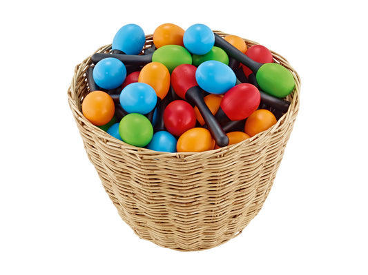 NINO Percussion Plastic Egg Maracas Sortiment - 48 teilig