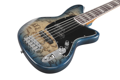 IBANEZ Talman E-Bass 5-String - Cosmic Blue Starburst
