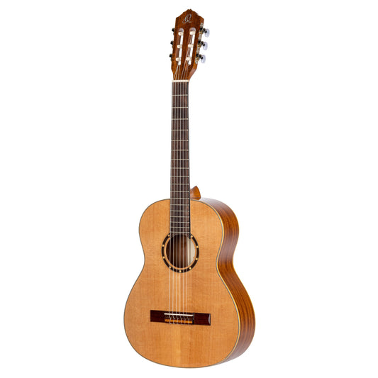ORTEGA Family Series 3/4 Classical Guitar 6 String - Cedar / Mahogany Gloss Natural + Gigbag