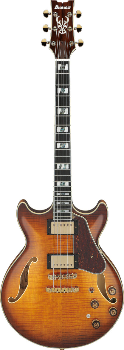 IBANEZ Artstar AM Hollow Body Gitarre 6-String - Antique Tobacco Burst + Koffer