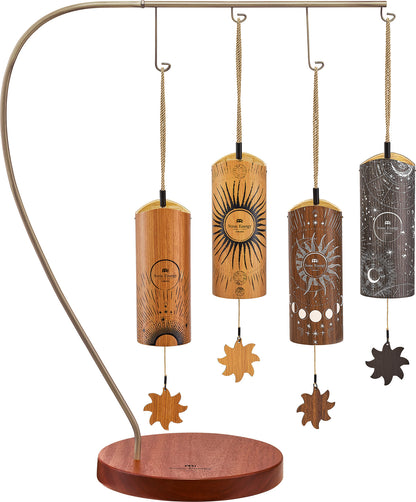 MEINL Sonic Energy 4-teiliges Cosmic Bamboo Chime Set, inkl. Ständer