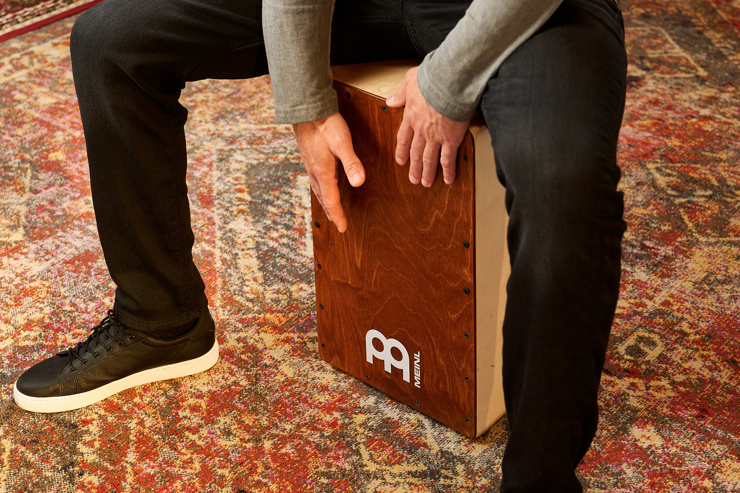 MEINL Percussion Snarecraft Series Snare Cajon 100 - Almond Birch