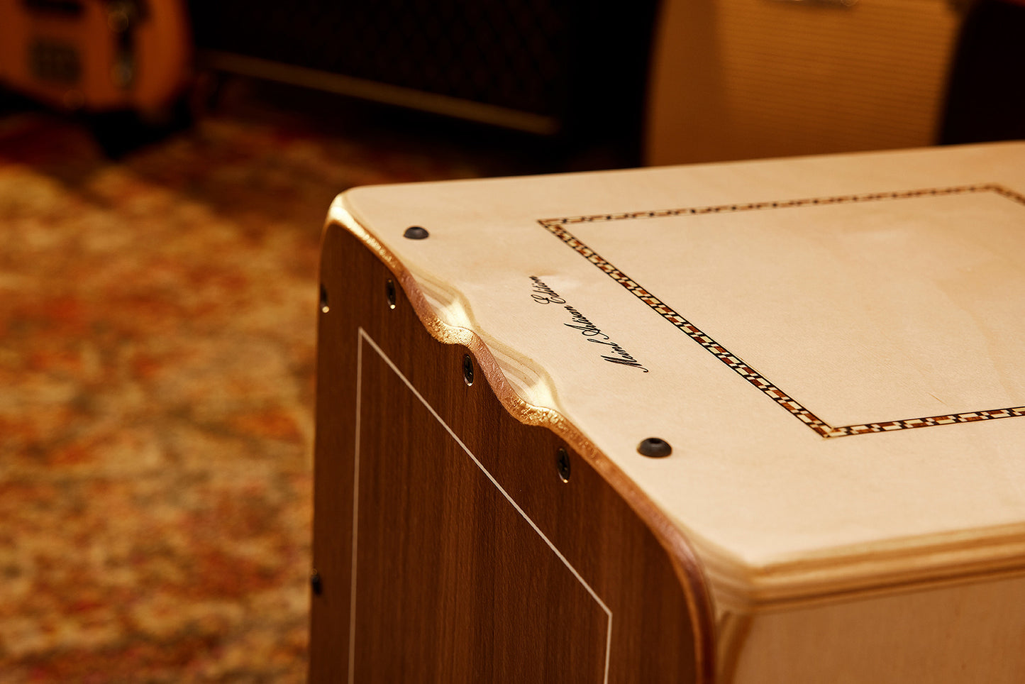 MEINL Percussion Artisan Edition Serie String Cajon Cantina Line - Walnut