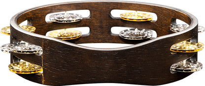 MEINL Percussion Compact Wood Series Tambourine - 8"
