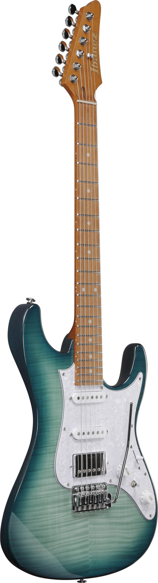 IBANEZ AZ Electric Guitar 6-String - Transparent Turquoise Burst