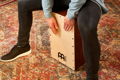 MEINL Percussion Snarecraft Series Snare Cajon 100 - Baltic Birch/Almond Birch