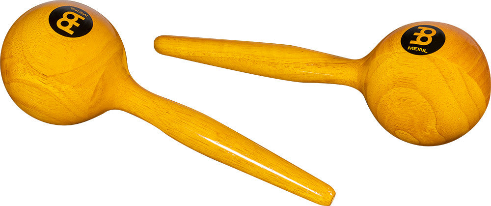 MEINL Percussion Round Wood Maracas - Amber