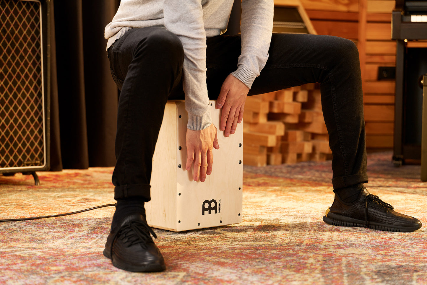 MEINL Percussion Jam Series Pickup Snare Cajon - Natural