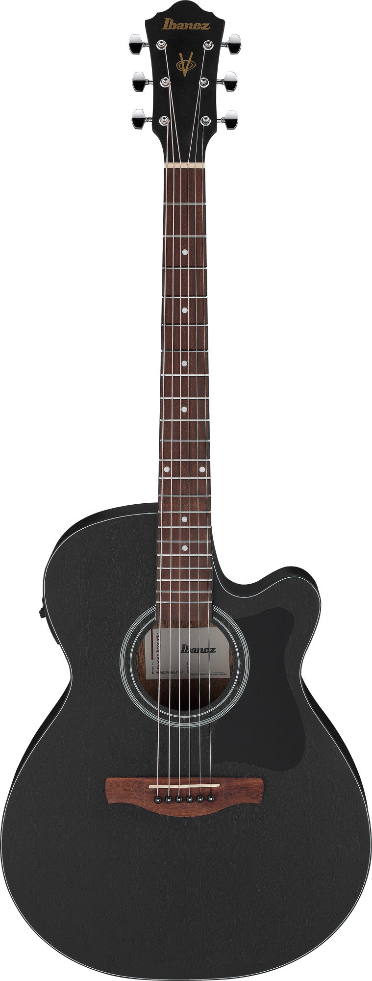IBANEZ VC Akustikgitarre 6-String - Weathered Black Open Pore