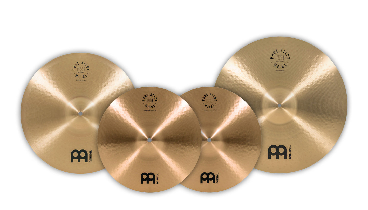 MEINL Cymbals Pure Alloy Complete Cymbal Set