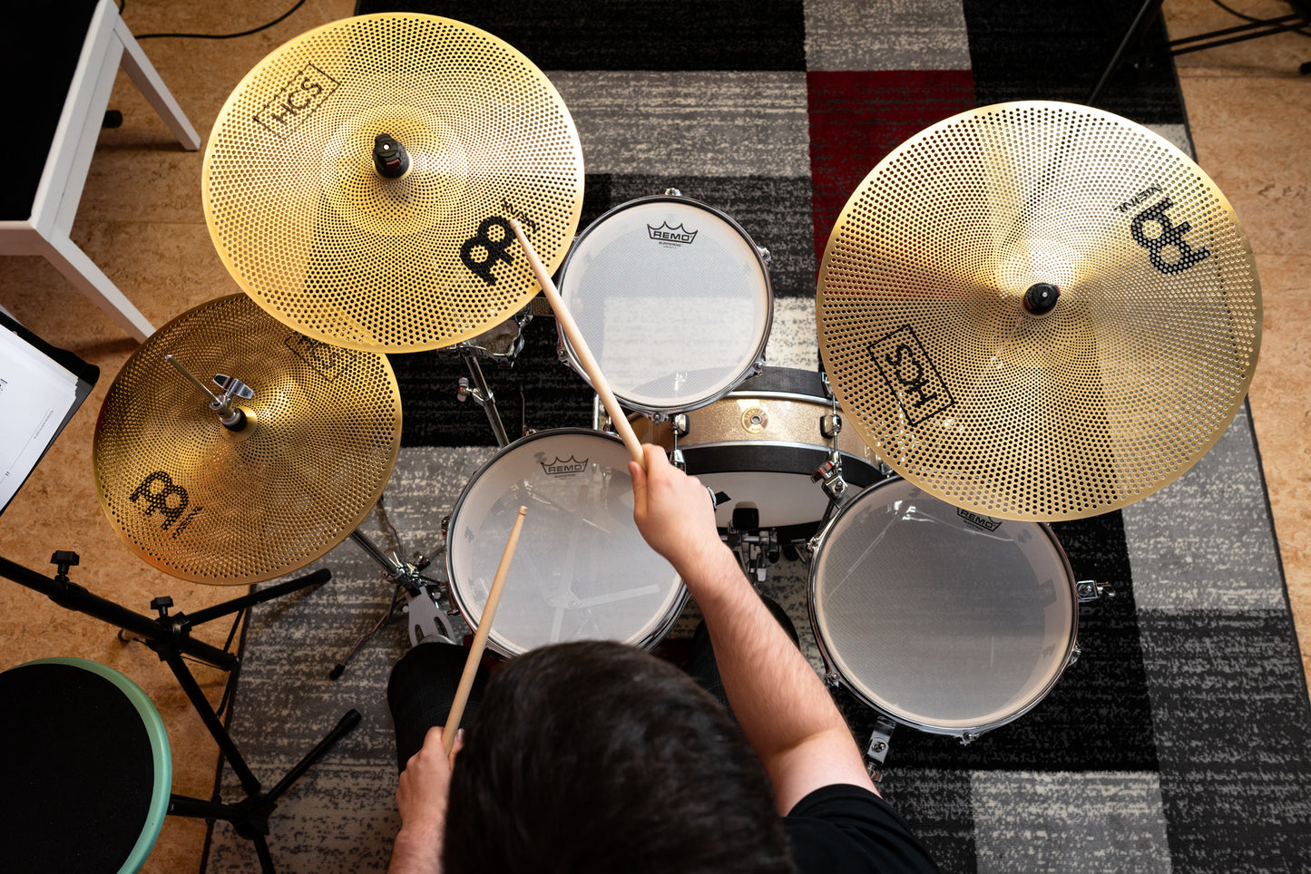MEINL Cymbals HCS Practice Cymbal Set - 14" / 16" / 20"
