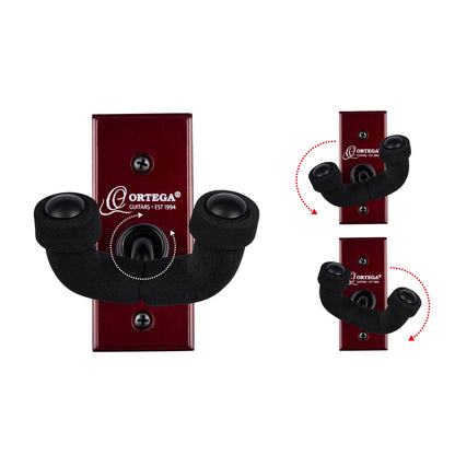ORTEGA Ukulele Wall Hanger - Wine Red